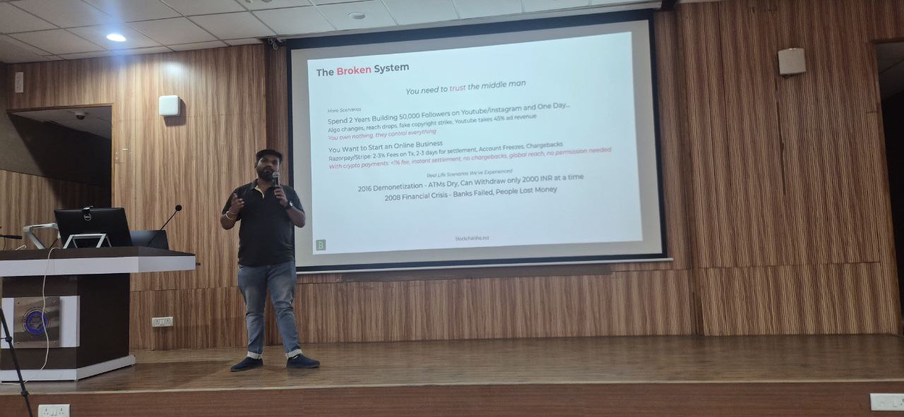 Introdution to Blockchain and Web3 at Dhirubhai Ambani University